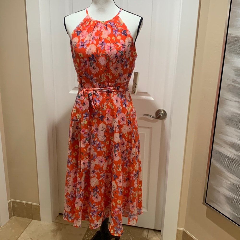 Halter Floral Dress